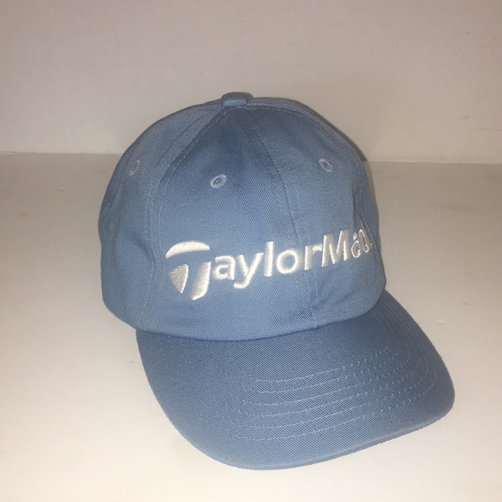 TAYLORMADE WOMENS ADJUSTABLE STRAP BACK GOLF CAP LT BLUE.